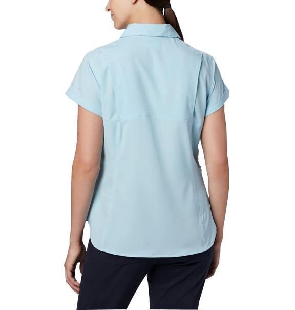 Columbia Silver Ridge Shirts Blue For Women's NZ71568 New Zealand